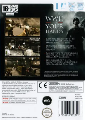 Medal of Honor- Heroes 2 box cover back